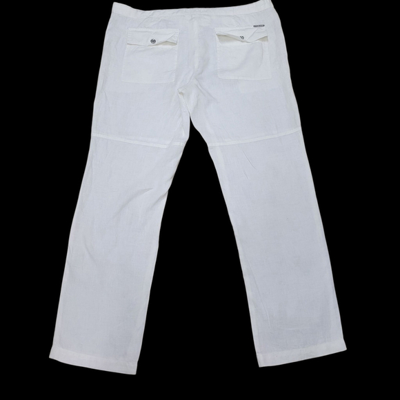 Michael Kors Women's Linen Casual Pants Size 12. Waist 38" Inseam 32" - Picture 4 of 10